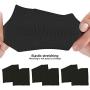 ZEPOHCK Metatarsal Pads, Forefoot Pad for Women and Men, Gel Silicon Insert Metatarsal Sleeve Pad for Foot Pain Relief, Ball of Foot Cushions (Black, XL(9 x 9cm))