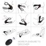 Cordless Massager, Silicone Powerful Speed Vibration Wireless Handheld Electric Body Massager Rechargeable Waterproof,Ships from US