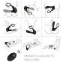 Cordless Massager, Silicone Powerful Speed Vibration Wireless Handheld Electric Body Massager Rechargeable Waterproof,Ships from US