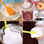 ZSJZHB Silicone Kitchenware Small Integrated Silicone Scraper, Butter Scraper, Cream Spatula, Baking Utensils, Silicone Scraper Heat-Resistant Non-Stick Flexible Rubber