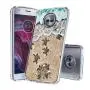 Moto X4 Case, Soft TPU Slim-Fit Flexible Ultra-Thin Clear Case, Full-Body Rugged Bumper Print Baby Turtle Case for Moto X4, Transparent
