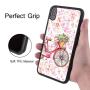 iPhone Xs Max Case,Flexible Soft TPU Cover Shell,Slim Silicone Black Rubber Non-Slip Durable Design Protective Phone Case for iPhone Xs Max -Bicycle