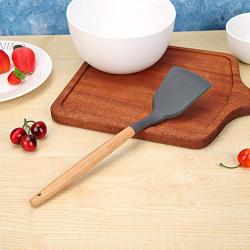 Silicone Cooking Utensils Wood Handle Silicone Kitchenware Non-Stick Cooking Utensils - Pot Shovel