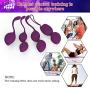 Ben-Wa Balls,Hizek 5 in 1 Ben-Wa Exercise Weighes for Tightening & Pleasure with Wireless Control Remote,Safe Silicone for Bladder Control&Pleasure