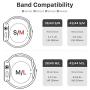 Kaome Floral Bands Compatible with Apple Watch 38mm 40mm 42mm 44mm, Soft Silicone Fadeless Pattern Printed Replacement Strap Bands for Women, Compatible with iWatch Series 5/4/3/2/1, S/M M/L