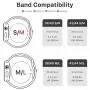 Kaome Floral Bands Compatible with Apple Watch 38mm 40mm 42mm 44mm, Soft Silicone Fadeless Pattern Printed Replacement Strap Bands for Women, Compatible with iWatch Series 5/4/3/2/1, S/M M/L