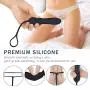 Vibrator Anal Dildo Plug with Penis Ring, Fidech 9 Speeds Silicone Rechargeable Waterproof Prostate Massager Sex Toy Butt Plug for Men, Women and Couples