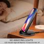 Yootech Wireless Charger Qi-Certified 10W Max Wireless Charging Stand, Compatible with iPhone 11/11 Pro/11 Pro Max/XS MAX/XR/XS/X/8/8 Plus, Galaxy Note 10/Note 10 Plus/S10/S10 Plus/S10E(No AC Adapter)