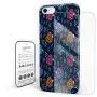 Cases Cover for iPhone 6, iPhone 6s, Slim Fit Hard Plastic Shell Full Protective Anti-Scratch Resistant Cover for iPhone 6 / iPhone 6s 4.7" Flower with Geometric Design