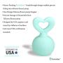 Bumblebee Manual Breast Pump with 2 Pack Breastfeeding Milk Saver Light Blue Star & Heart Stopper & lid in Gift Box Breastpump 100% Food Grade Silicone bpa PVC and Phthalate Free