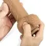 Sex Dildo with Double Layer Silicone, iTrunk High Quality Realistic Dildo with Strong Suction Cup, Penis Imitation Super Sex Toys with Soft Outside and Firm Inside for Women(7 inch)