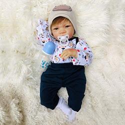 Wamdoll 20 inch Handmade Rare Realistic Silicone Vinyl Reborn Baby Dolls Look Real Awake Lively Lifelike