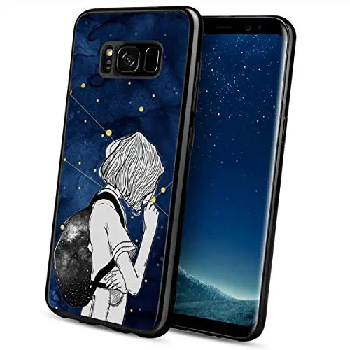 Samsung Galaxy S8 Girl Glossy Edge Cover Case (2017) 5.8"