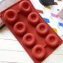 Longay 1pcs Silicone Donut Cupcake Mold Muffin Chocolate Cake Candy Cookie Baking Mould Pan