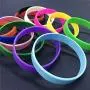 GOGO Wholesale Rubber Bracelets for Kids Silicone Wrist Bands for Events Rubber Bands Party Favors