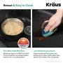 Kraus Forteza Granite Kitchen Sink, 33 Inch, KGD-52GREY