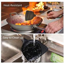 HIZLJJ Heat Resistant Silicone Cooking Utensil Set (11 Pieces) with Copper Plated Handle Silicone Kitchenware Set Nonstick Cooking Utensils Silicone Cooking Kitchen Utensils Set