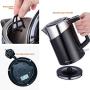 YCCCC Electric Cordless Quick Boiling Stainless Steel Kettle, Double Wall Insulation and Silicone Closure with Boil Drying Protection - 1.7 Liters,White