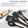Grateshop1 10PCS Silicone Kitchenware Non-Stick Pan Heat Resistant Kitchen Utensils Set Kit