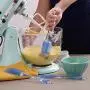 Kitchenware Utensils Set 3 Piece Premium Silicone Heat Resistant Non-Stick Baking Professional Cake Tools Blue,2set