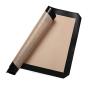 Silicone Baking Mat Non-Stick - 3 Pcs Set Cooking Kitchenware Sheet Pastry Tools Dough Large Size for Cake Pasta Cookies Black