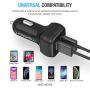 Maxboost Car Charger with SmartUSB Port 4.8A/24W [Black] Portable Charger for iPhone 11 Pro Max XS X 8 7 6s 6 Plus 5S SE, Galaxy S10 S9 S8 Edge, Note 10 9 8, LG G7 G8, HTC, Nexus, Pixel, iPad Pro