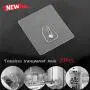 MOVEmen Hook Up 20pcs Anti-Skid Hooks Reusable Transparent Traceless Wall Hanging Hooks Garbage Bag Hook Kitchenware Rack Umbrella Wallet Handbag Storage Rack Keychain Hooks Towel Rack Hanger Drain Ra