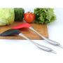 LexBu Kitchenware Spatula Silicone Stainless Steel Turner Random Color