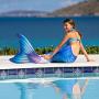 Fin Fun Mermaid Tails for Swimming with Monofin - Kids and Adult Sizes - Limited Edition