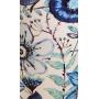 Shades of Indigo Flowers and Butterflies Ceramic Travel Coffee Mug 17oz