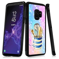Samsung Galaxy S9 Case,Flexible Soft TPU Cover Shell,Slim Silicone Black Rubber Non-Slip Durable Design Protective Phone Case for Samsung Galaxy S9 -Kitchenware