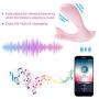 G Spot Mermaid Vibrator, Electric Handheld Sex Toy for Female Adult with Bluetooth Remote Control by Phone, Food Grade Silicone with IP66 Waterproof [Pink]