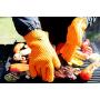 AssistChef BBQ Grilling Gloves Set with Meat Shredders and Soft Silicone Baster Brush