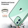 TORRAS Crystal Clear iPhone 11 Case, [Anti-Yellow] Soft Silicone TPU Thin Cover Slim Phone Case for iPhone 11 6.1 inch 2019, Green