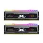 Silicon Power 16GB (8GBx2) XPOWER RGB Turbine Gaming DDR4 3200MHz (PC4 25600) 288-pin CL16 1.35V UDIMM Desktop Memory Module - Low Voltage (SP016GXLZU320BDB)