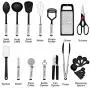 Home Hero Kitchen Utensil Set - 23 Nylon Cooking Utensils - Kitchen Utensils with Spatula - Kitchen Gadgets Cookware Set - Best Kitchen Tool Set