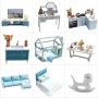 CUTEBEE Dollhouse Miniature with Furniture, DIY Dollhouse Kit Plus Dust Proof and Music Movement, 1:24 Scale Creative Room Idea(Poetic Life)