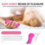 LQTY Female Toys Purple Portable Sùcking and Thrusting Toys Skin Friendly Silicone Víbratór Gpót