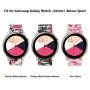 Koreda Compatible Samsung Galaxy Watch Active Bands/Galaxy Watch 42mm/Gear Sport Bands Sets, 20mm Soft Floral Print Sport Watch Strap Replacement Compatible Galaxy Watch Active 40mm R500 (3 Pack#1)