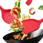 Anyren 4 Pieces Silicone Cooking Utensils Kitchen Utensil Set - Heat-Resistant Silicone Kitchenware Set - Nonstick Cookware Kitchen Tools Spatula Set