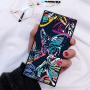 iPhone 6s 6 Case,Flexible Soft TPU Cover Shell,Slim Silicone Black Rubber Non-Slip Durable Design Protective Phone Case for iPhone 6s 6 -Butterfly