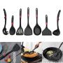 7Pcs Kitchen Utensil Set, Kitchenware Set Heat Resistant Food-grade Silicone Non Toxic Non-Stick Cooking Utensil Set