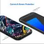 Samsung Galaxy S6 Case,Flexible Soft TPU Cover Shell,Slim Silicone Black Rubber Non-Slip Durable Design Protective Phone Case for Samsung Galaxy S6 -Butterfly