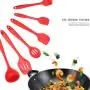 Kitchen Utensils Silicone Heat Resistant Cooking Utensil Non-Stick Set 10 Piece Cooking Set Kitchen Tools Turner, Whisk, Spoon,Brush,spatula, Ladle Slotted turner Tongs Pasta Fork(Black)