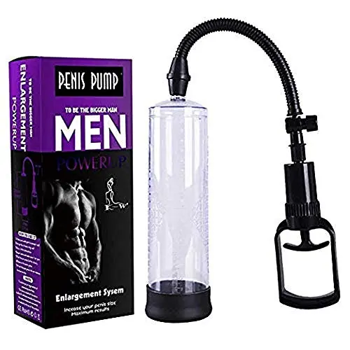 Held Enlarger Pēnīs Air Pump for Man - Mens Supplement Paint Sprayers Toys - Male Hand Extender - Manual Enlargement Vacuum Device for Bēginner - Strong Mens Power for Great - Silicone - Black