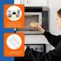 Silicone Stretch Lids (6 Pack, All Small Lids), Reusable, Durable, Expandable. Great for Keeping Food and Drinks Fresh, Dishwasher and Freezer Safe (2.8 In. in Diameter - Seals up to 4 Inch Container)