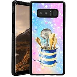 Samsung Galaxy Note 8 Case,Flexible Soft TPU Cover Shell,Slim Silicone Black Rubber Non-Slip Durable Design Protective Phone Case for Samsung Galaxy Note 8 -Kitchenware