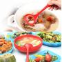AMLINKER Silicone Heat Resistant Kitchen Cooking Utensil 10 Piece Cooking Set Non-Stick Kitchen Tools (Red)