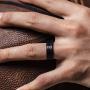 ThunderFit Mens Silicone Rings 7 Rings / 4 Rings / 1 Ring - Brushed Top Beveled Edges Rubber Wedding Bands 6.35mm Wide - 2mm Thick
