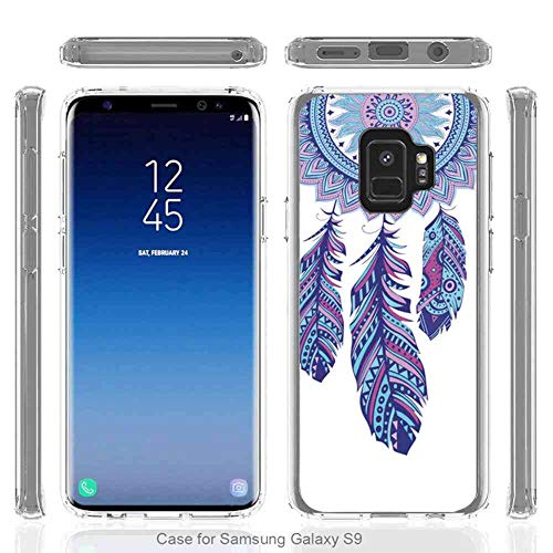 Feather Wind Chime Phone Shell Case Fit Galaxy S9 (2018) Feature